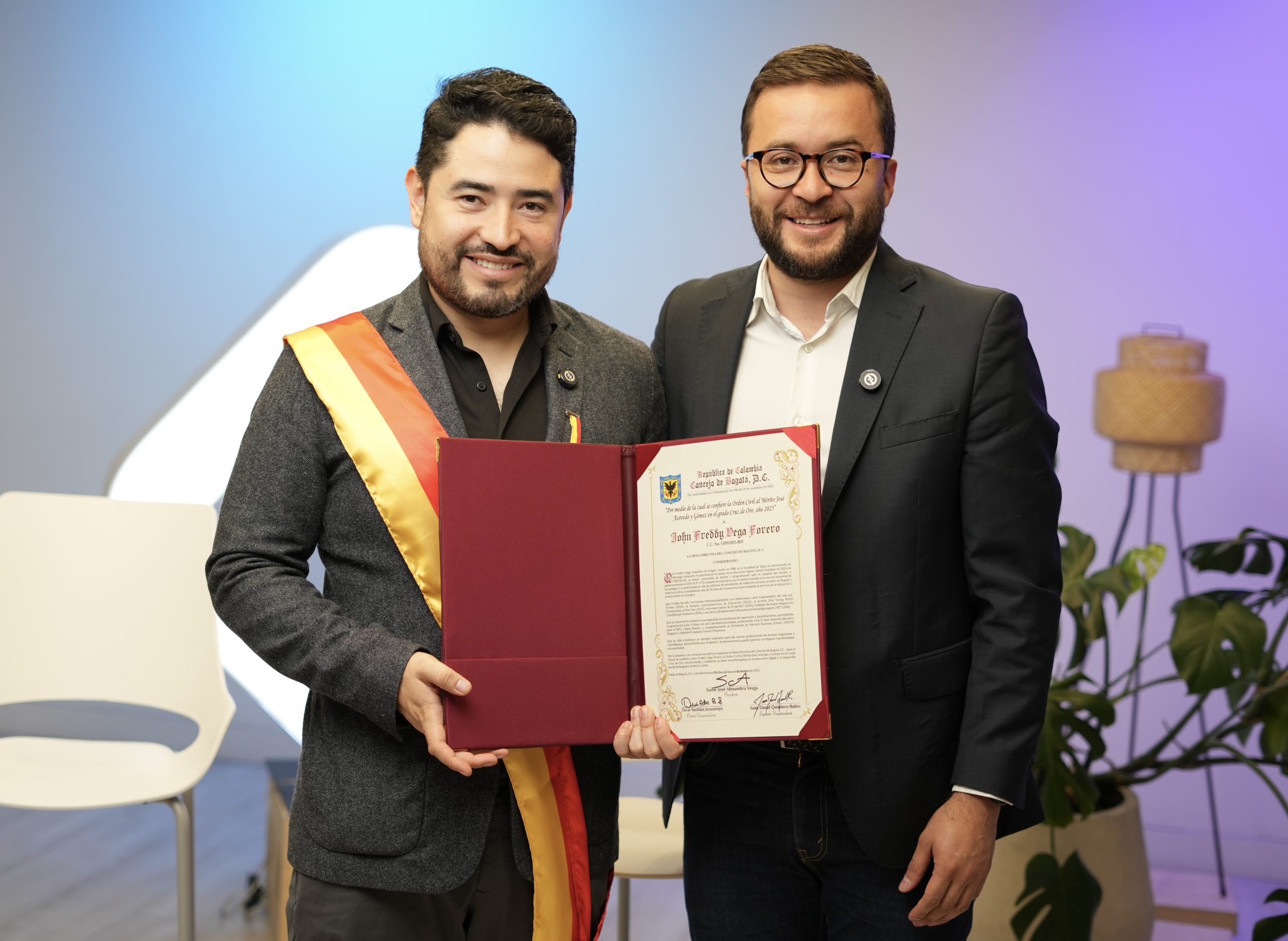 Condecoración Platzi